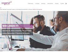 Tablet Screenshot of ingenit.com